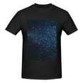 thumbnail image 4 of Bingfone Blue Glitter Retro Men'S Loose Fit Short-Sleeve Pocket T-Shirt, 4 of 7