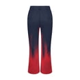 thumbnail image 5 of Bovemsi Wide Leg Pants Woman High Waist Patterned Lightweight Loose Fit Casual Colorful Trouser Jeans Travel Pants, 5 of 9