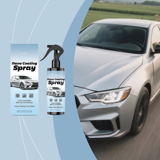 Car Paint Scratch Filler Repair Spray 100ml,Daily Use Scratch Remover for Minor Scuffs,Color Matching Technology for All Paint Types,Hydrophobic Ceramic Coating Protection for Metal Plastic Chrome