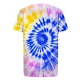 thumbnail image 5 of Erwazi Men's Tie Dye Printed T-Shirt Crew Neck Short Sleeve Pullover Casual Trendy Top, 5 of 5