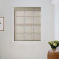 thumbnail image 3 of TWOPAGES Cordless Natural Bamboo Blinds 33"x72" Light Filtering Roman Shade for Indoor Window, Wood, 3 of 6