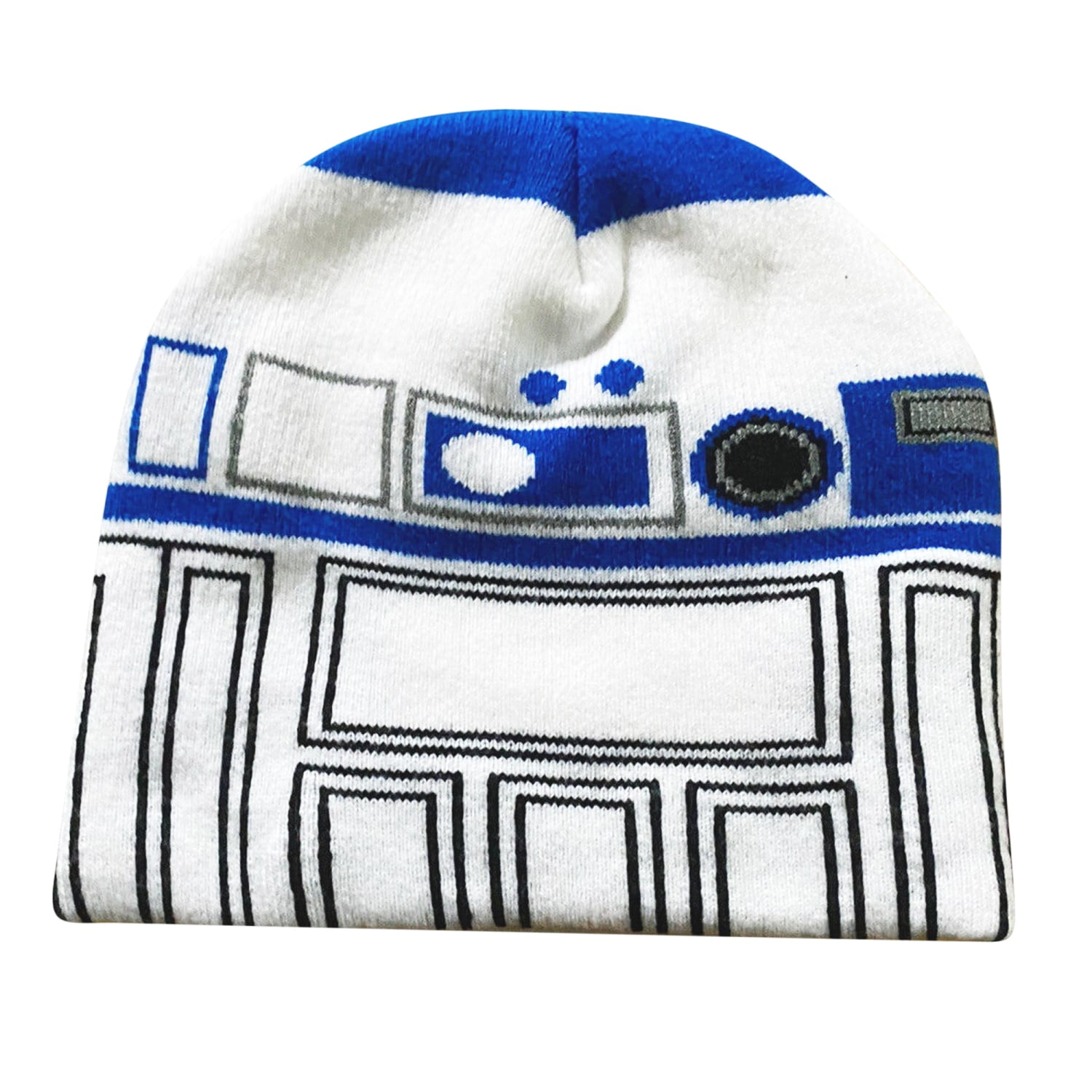 Star Wars R2 D2 Face Knitted Beanie Walmart