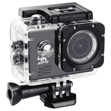 Action Cam 4K/30fps Comius Sharp – Videocamera Subacquea 30m Con WiFi, 16MP, 170° Grandangolo, 64GB SD E 2 Batterie