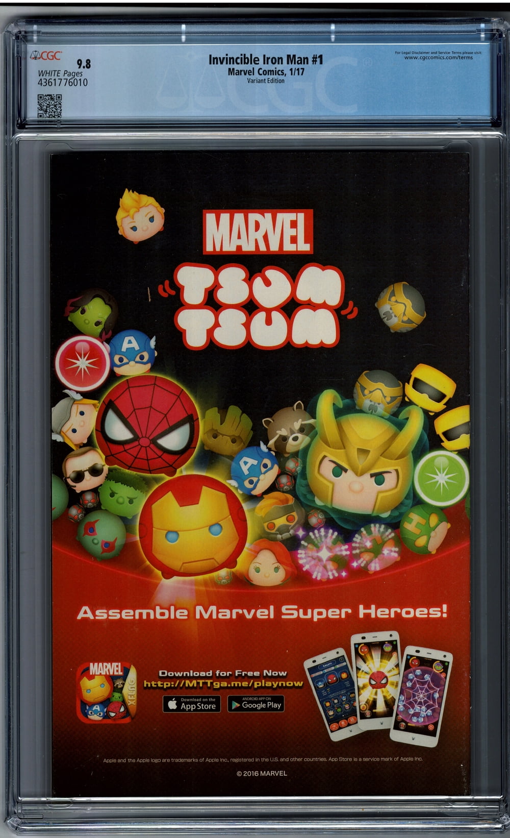 Invincible Iron Man #1 - CGC 9.8 Comic Book