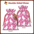 thumbnail image 2 of Fuzoiu Cute Poodle Dog Print Christmas Gift Bag,Burlap Gift Bag with Drawstring Closure & Hang Tag,Perfect for Holidays, Birthdays, and Special Occasions-Medium, 2 of 7