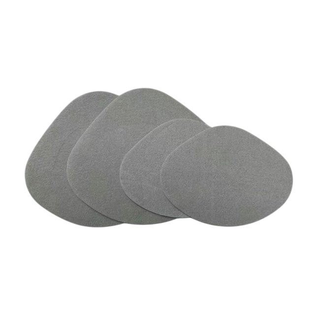 Tachiuwa 4 Pcs Patchs de Réparation pour Talon de Chaussure Kit d'Autocollants pour Trous de Chaussure Résistant à l'Usure Pratique Respirant pour Hommes Femmes Confortable Autocollant Gris Pâle