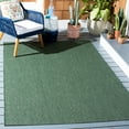 thumbnail image 2 of SAFAVIEH Courtyard Madeline Geometric Indoor/Outdoor Area Rug, Dark Green, 5'3" x 7'7", 2 of 13