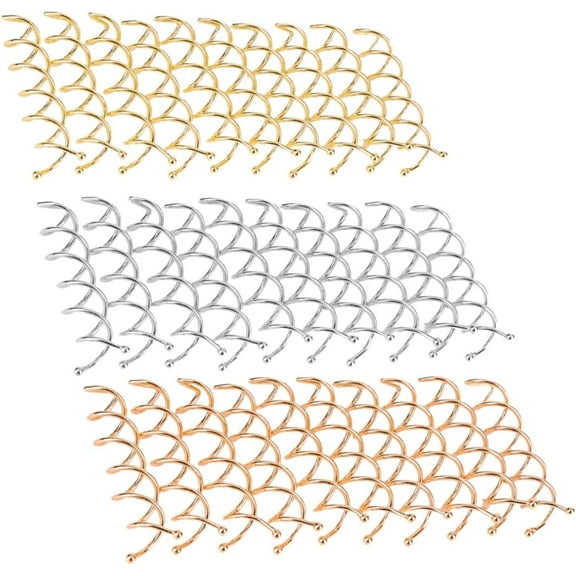 Hair Pins Corkscrew Hair Pins 30pcs Hair Clips Spiral Hair Barrettes Kids Hair Pins Hair Accessories Gifts for Girls Women Wedding Styling Spiral Bobby Pin Bobby Pins