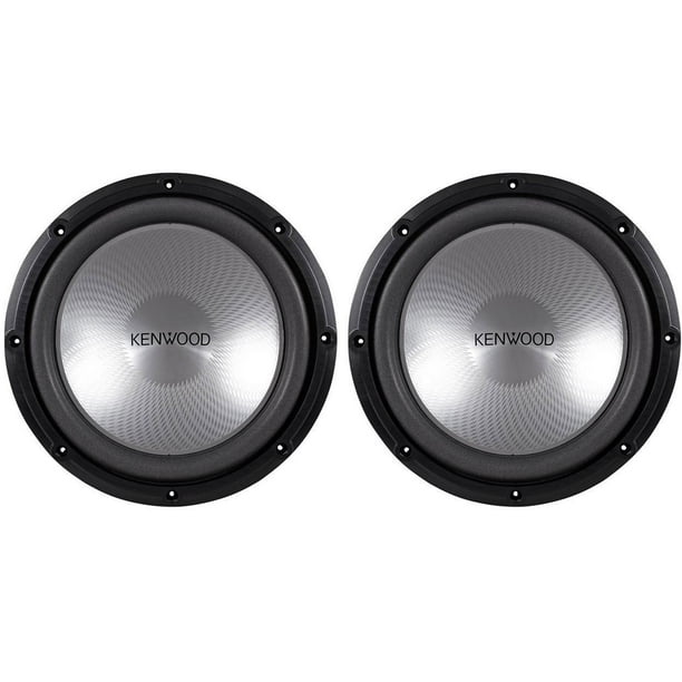 (2) Kenwood KFCW12PS 12" 2000 Watt Single 4 Ohm Car Audio Subwoofers
