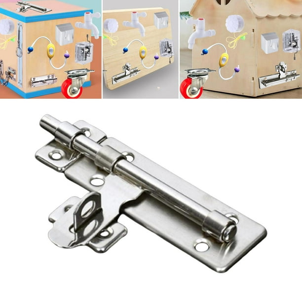 Juguetes sensoriales portátiles, piezas de tablero ocupado, juguete de viaje multifuncional, juguete de aprendizaje, tablero de actividades de juguete Pestillo Hugo tablero ocupado