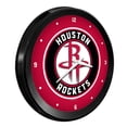 thumbnail image 2 of Houston Rockets 15" Ribbed Frame Wall Clock, 2 of 5