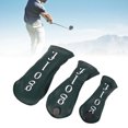 thumbnail image 1 of Golf Club Headcovers Set,Sports Style Soft PU Leather Golf Club Headcovers Set for Training, 1 of 7
