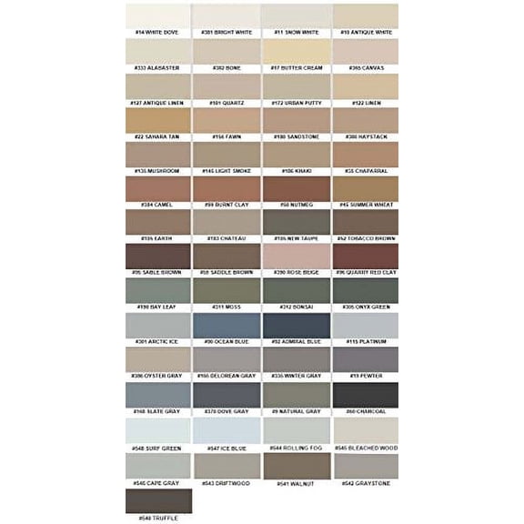 Color Fast Caulk Matched to Custom Building Products (Chateau Sanded)