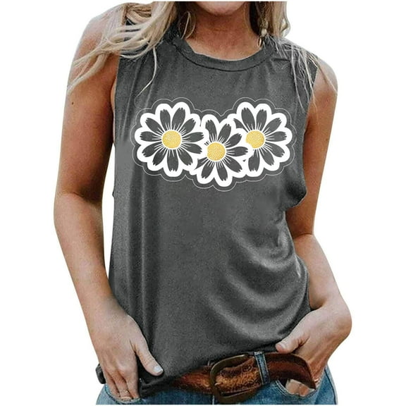 Womens Summer Tops Dressy Casual Cotton Womens Tank Tops Fitted Dressy Plus Size Sleeveless Tunic Tops For Women Cute T Shirts For Women Oversized