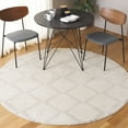 thumbnail image 6 of SAFAVIEH Neptune Myles Diamond Area Rug, Ivory/Grey, 6'7" x 6'7" Round, 6 of 7