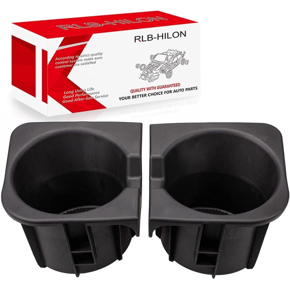 RLB-HILON Insert de Porte-Gobelet Compatible avec Toyota Tacoma 2005 - 2017 Année Remplace OEM 66991-04012 66992-04012