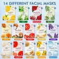 thumbnail image 3 of Mascarilla facial KONEUK, paquete de 28 hojas, para el cuidado de la piel que hidrata la piel sensible, 3 of 7