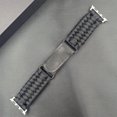 thumbnail image 1 of Adecuado para correa de Apple Watch Correa de reloj deportiva de nailon tejida con cuerda tipo paraguas para Apple Watch de 38/42/40/44 mm, 1 of 6