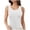 White, variant on MDUKONU Womens Sleeveless Scoop Neck Tank Top Ribbed Fitted Summer Basic Slim Cute Tops 2026 Dark Blue L