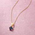 thumbnail image 3 of Pure Collection by Ross-Simons 0.28 Carat Sapphire Pendant Necklace in 14kt Yellow Gold, Women's, Adult, 3 of 6