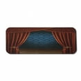 thumbnail image 1 of Victorian Computer Mouse Pad, Grand Opening Showroom with Retro Pattern Wall Classic Stage Theatrical, Rectangle Non-Slip Rubber Mousepad Large, 31" x 12", Burgundy Multicolor, by Ambesonne, 1 of 2
