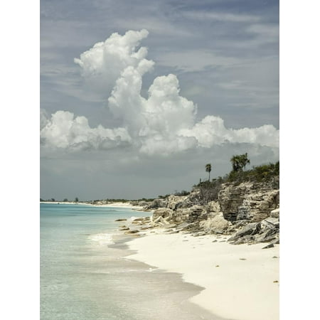 Deserted Island (Cay), Eastern Providenciales, Turks and Caicos Islands, West Indies, Caribbean Print Wall Art By Kim