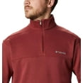 thumbnail image 4 of Columbia Men's Hart Mountain II Half Zip, Red Jasper, Large, 4 of 5