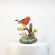 thumbnail image 4 of Pájaro cantor, muñeco infantil, loro de control, movimiento, portalápices, decoración, chirridos eléctricos 506a, 4 of 9
