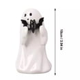 thumbnail image 3 of Estatua Del Fantasma Murciélago Halloween Escultura Escritorio Espeluznante, 3 of 3