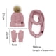 thumbnail image 2 of Conjunto de gorro de punto grueso y cálido, bufanda larga y guantes de conducción con pantalla táctil, 2 of 5