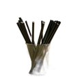 thumbnail image 1 of Paquete de 200 pajitas de papel para beber, pajitas de papel de colores desechables, colores surtidos, 100% biodegradables #yg, 1 of 2
