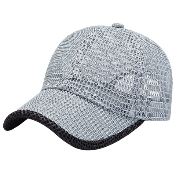 AirLoni Sun Visors Caps Unisex Baseball Cap Breathable Lightweight Dad Hats Cool Hats Mesh Running Hat For Men Women Light Ashy,One Size