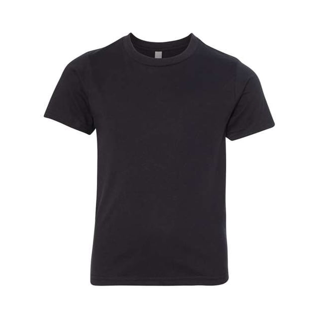 Next Level Big Boys' Rib-Knit Camiseta de manga corta, S, Negro Ropa de siguiente nivel 3312