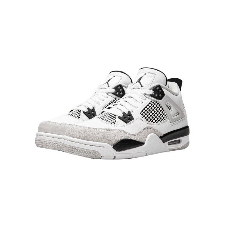 GS) Air Jordan 4 Retro 'Military Black' (2022) 408452-111