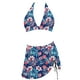 thumbnail image 5 of Traje de baño de 2 piezas para mujer, trajes de baño para mujer, trajes de baño de dos piezas para mujer, traje de baño con estampado floral y shorts, traje de baño para mujer, 5 of 5