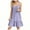 Purple, variant on Summer Dresses for Women V Neck Ladies Dress Casual Sleeveless Dress Black XXL