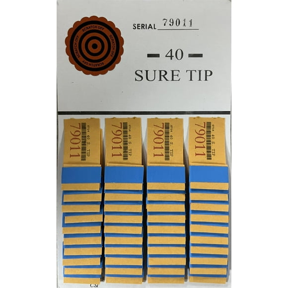 Tip Board The Ticket Gurus 40 Sure (12 unidades) para Home Entert.
