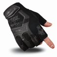 thumbnail image 3 of Gants Militaires Tactiques Paintball Airsoft Soldat Combat Vert, 3 of 4