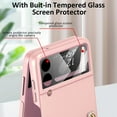 thumbnail image 3 of Phone Case for Samsung Galaxy Z Flip 4 with Screen Protector, Slim Shockproof Protective Cover with Shoulder Strap, 3 of 6
