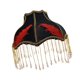 thumbnail image 5 of Pantalla de lámpara Cubierta de luz Versátil E27 Accesorios de moda Pantalla de hogar europea Negro Rojo 31cmx28cm, 5 of 8