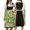 Green, variant on German Oktoberfest Women's Laced Half Apron Bavarian Traditional Cosplay For Party Dress Up
