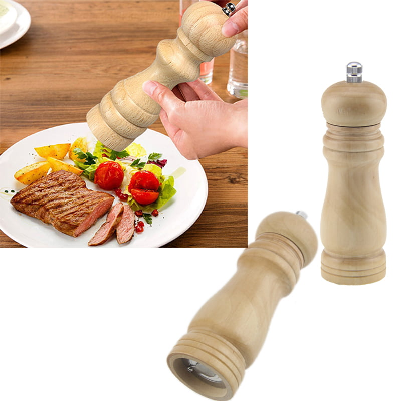 Manual Pepper Salt Spice Corn Mill Grinder Home Kitchen Tool 5/6/8inch Height E 