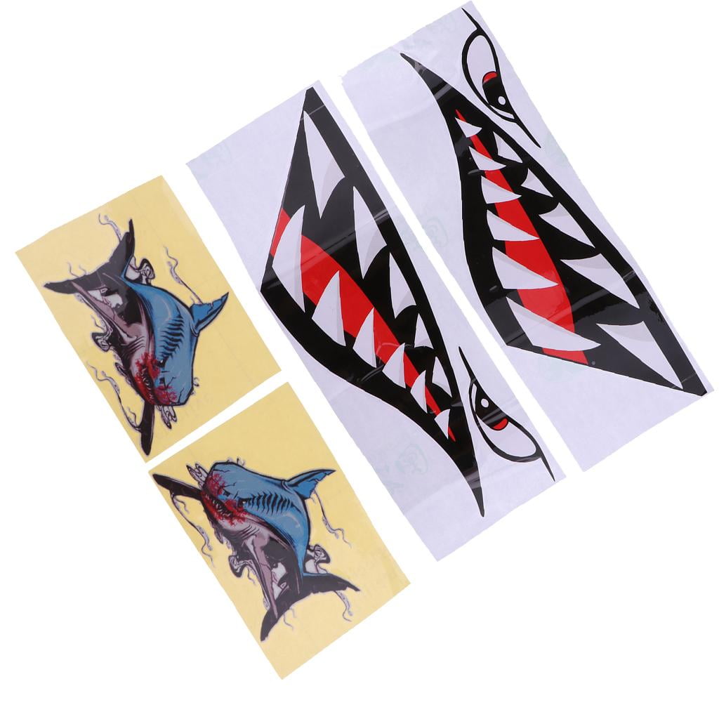 Stickers Reflective Decals for Fishing Dinghy Car Truck Kayak Graphics Accessories