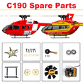 thumbnail image 2 of Repuestos para helicóptero RC ERA C190 H145 RC Accesorios Carrocería ESC Cuchilla Placa principal Motor de cola Cojinete Engranaje Servo Eje etc., 2 of 5