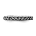 thumbnail image 4 of Sterling Silver Black-Plated Ring, 4 of 5