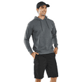thumbnail image 3 of NORTHYARD Pullover Hoodies for Men with Long Sleeve Cotton Casual Sweatshirts Smoke Heather 2XL, 3 of 8