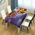thumbnail image 6 of GZHJMY Cute Santa Outdoor Tablecloth 54x54In,Rectangle Table Cover Kitchen Dinner for Outdoor and Indoor Party Holiday Hotel BBQ-Christmas219 Home Decor, 6 of 7