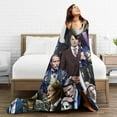 thumbnail image 5 of Blanket Mads Mikkelsen Soft and Comfortable Wool Fleece Throw Blankets for Sofa Office car Camping Yoga Travel Home decoration Cozy Plush Beach Blanket Gift 30"x40", 5 of 6