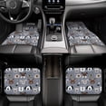 thumbnail image 6 of Sikiie Cute Dog Faces Car Foot Mat Set of 4 Pieces Basics Universal Fit Rubber Carpet Floor Mats For Car SUV Van & Truck, 26.8"L x 17.3"W (Front), 13"L x 17.3"W(Rear), 6 of 6