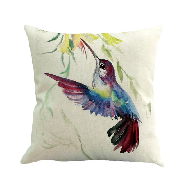 Funda de almohada con pinturas artísticas, funda de cojín para decoración del hogar, funda de almohada familiar Wmkox8yii HFSH3592